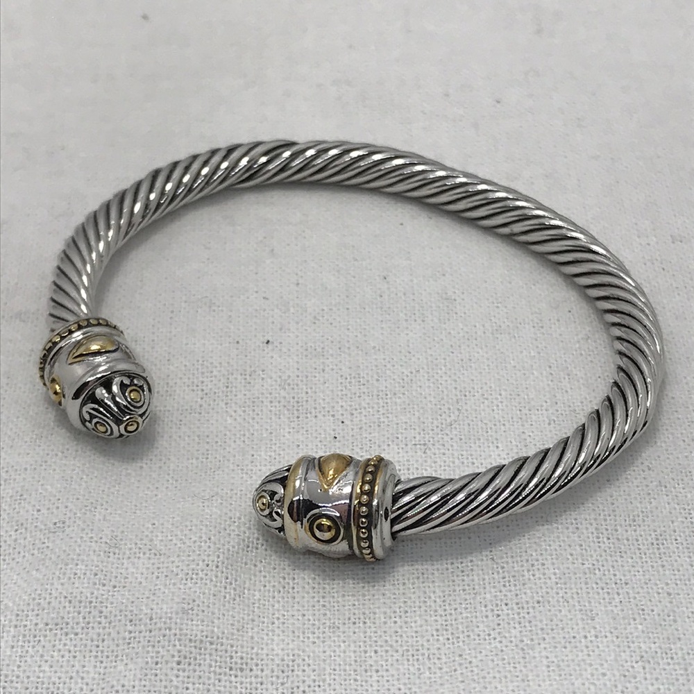 New 2 tone cable bracelet
